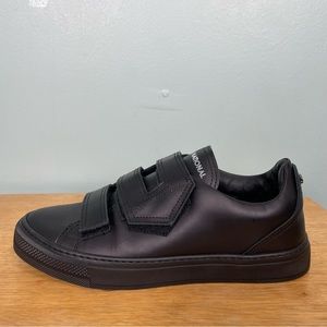 CoSTUME NATIONAL Logo Leather Sneakers Black 39 Size 8